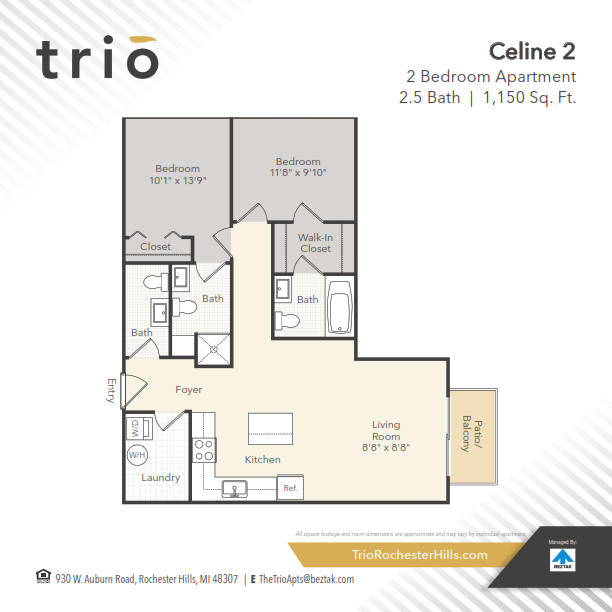 Celine 2 floor plan